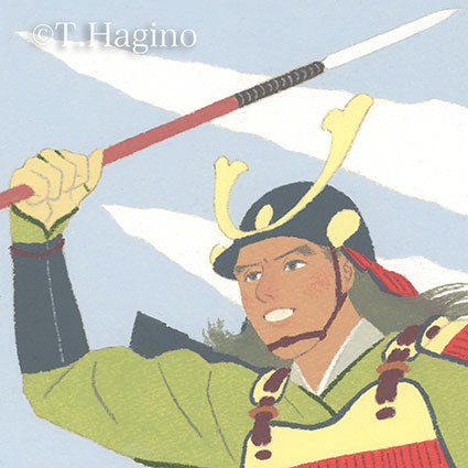 「holding weapon japanese armor」 illustration images(Latest)
