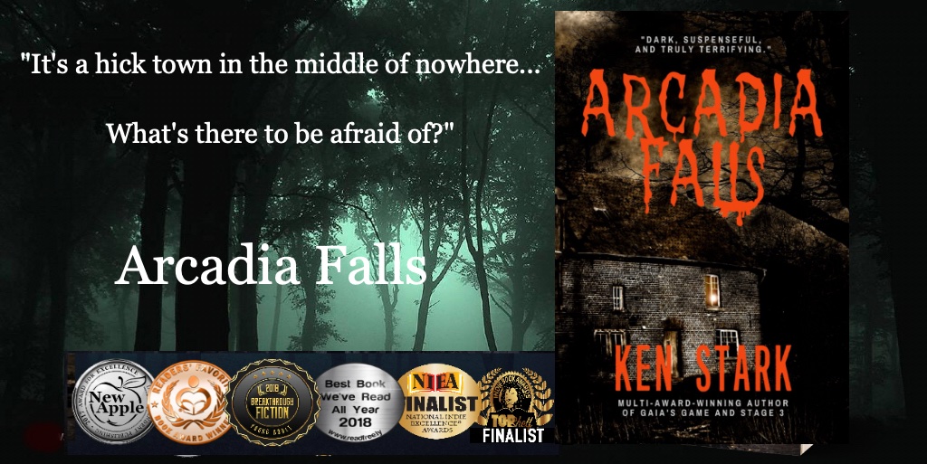 'His imagination is clearly well-versed in what makes us shy away from dark corners and shadows in the night, and that can't be bad. He's also very funny, which is nice to find in a horror writer.' getbook.at/arcadiafalls FREE on Kindle Unlimited Also on #audiobook