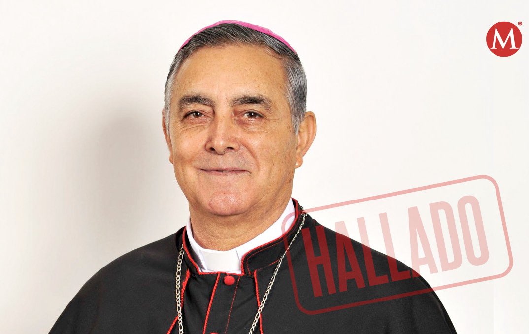 Hallan vivo al obispo Salvador Rangel, pacificador de grupos delictivos en Guerrero. milenio.com/policia/obispo…
