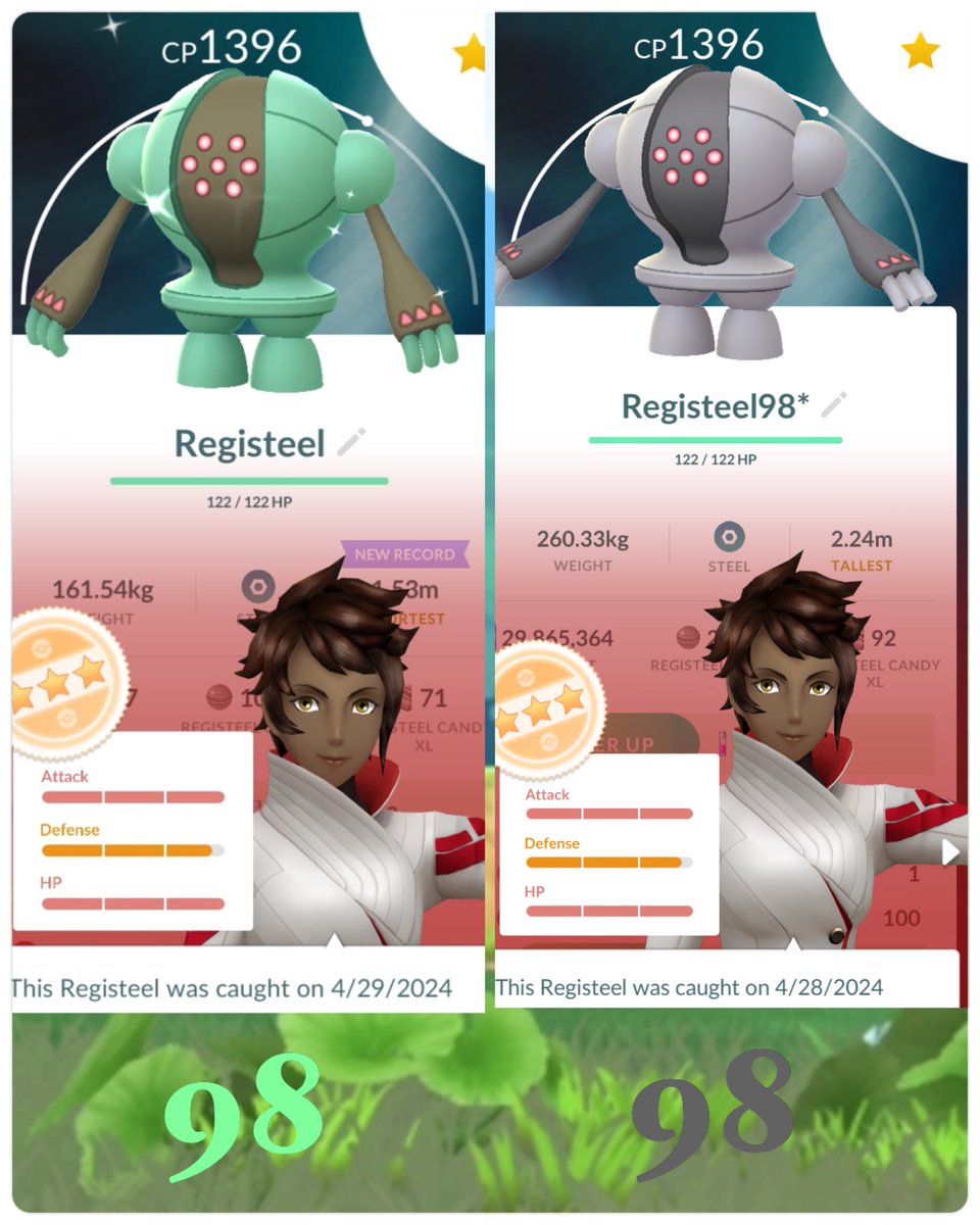 ❤️🤗 Which one is your favourite? 🤣❤️#PokemonGO #ShinyRegisteel #Pokemon #PokemonGoFriends #PokemonGoRaid ❤️🤗