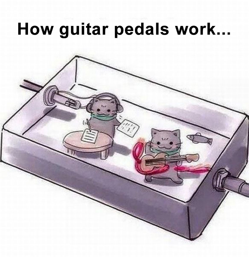 Is this how guitar pedals work? 🤔