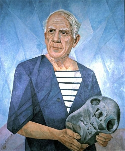 Portrait of Pablo Picasso wikiart.org/en/marevna-mar…