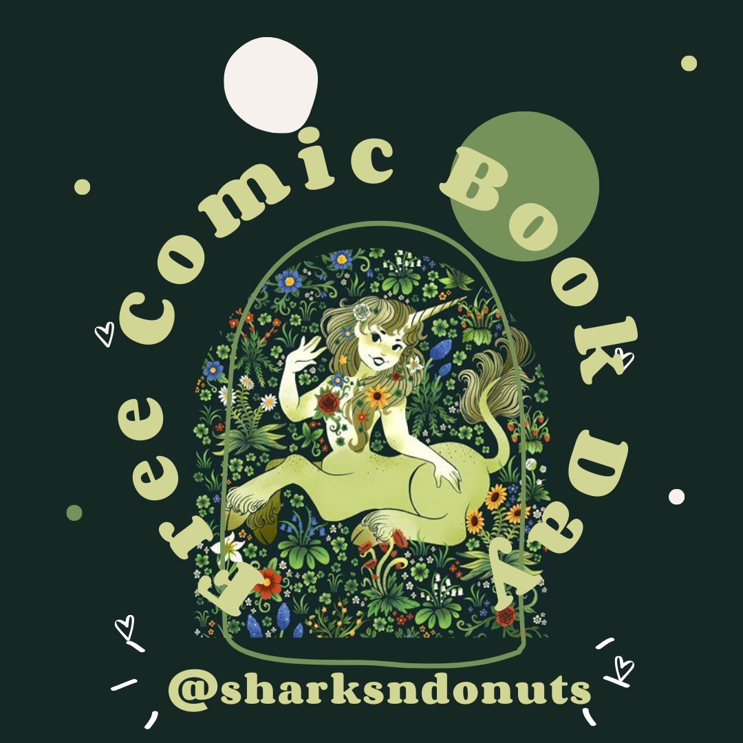 We are so excited to have @sharksndonuts joining us this weekend for Free Comic Book Day!
Did you know that she was our inaugural Artist In Residence?
#fcbd #yegartist #yegdowntown