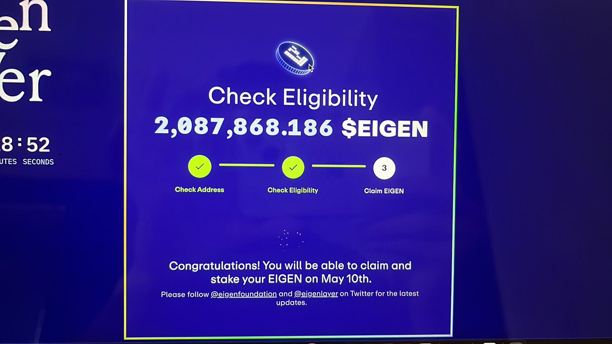 Wow justin sunn received 2m plus eigen layer token
#EigenLayer 
#justinsunn