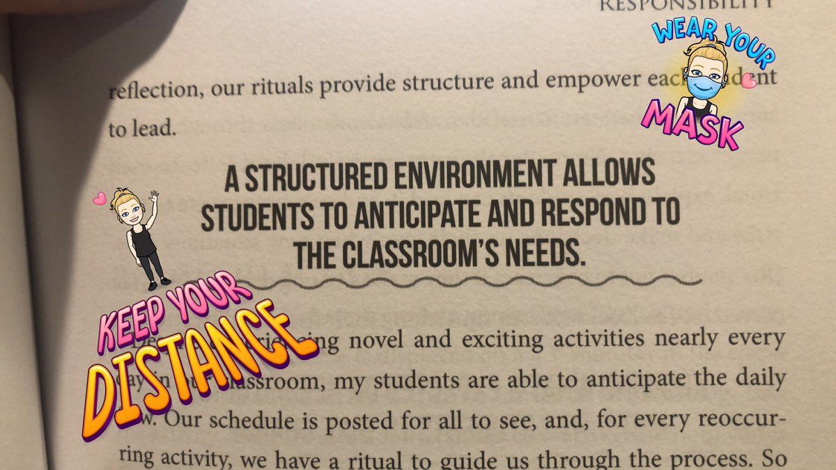 A4 - People always thought that our classroom must not have had much structure to it in order for it to be a student-led classroom, but the exact opposite was true. We had TONS of structure in order for them to work within it, but the structure was adaptable to my Ss.  #LearnLAP