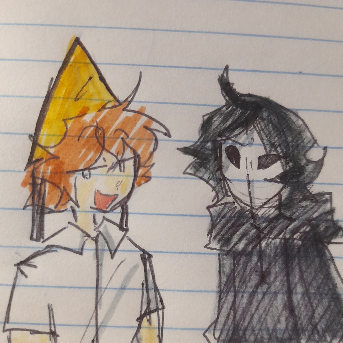 NamuuBoop's tweet image. Último skibidi dibujo de ellos dos (por ahora)
(2 likes y los dibujos besándose)