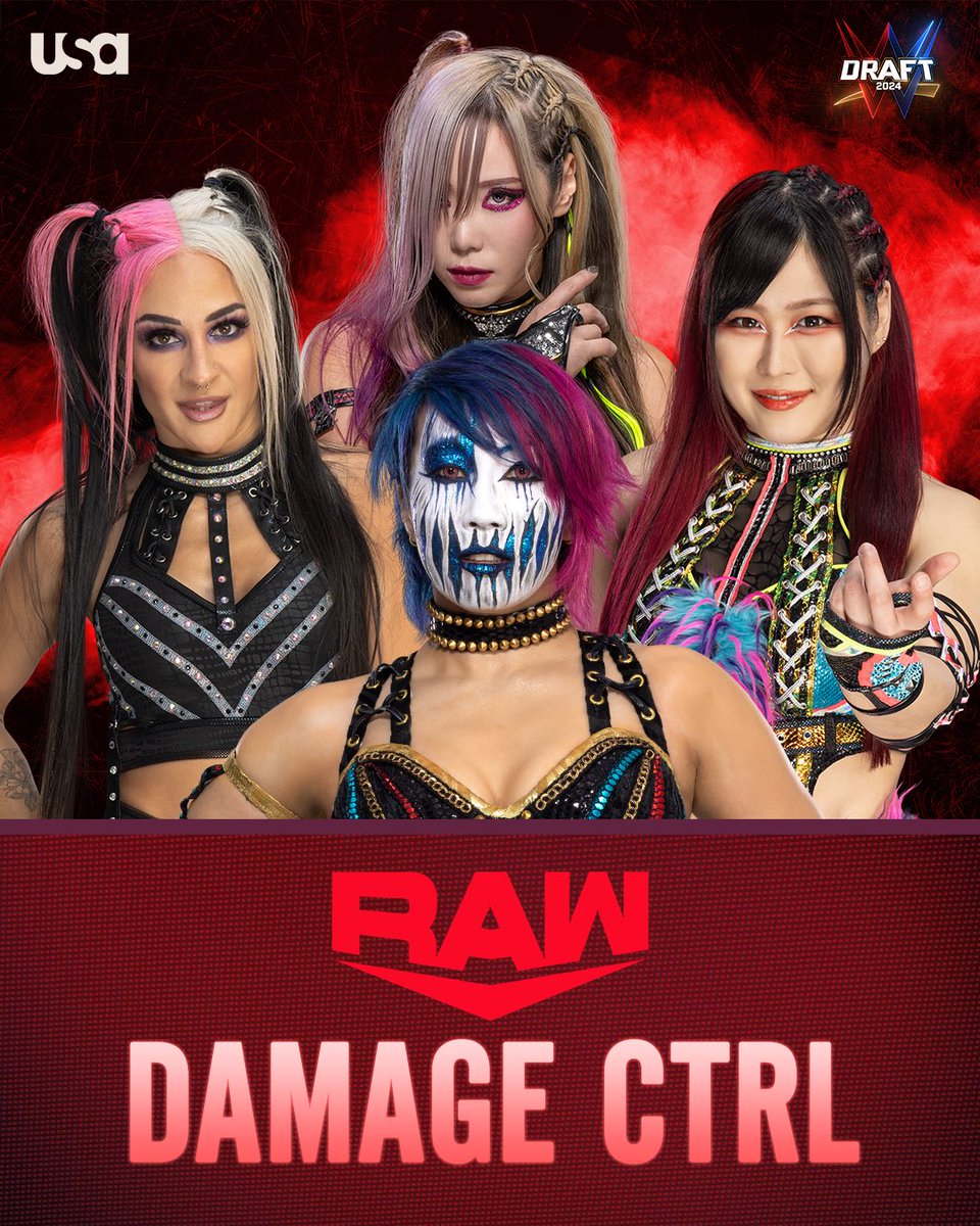 #WWERaw comes up BIG in the first round! Welcome Damage CTRL! #WWE #WWEDraft