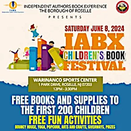 The IABX Children's Book Festival is one month away and this is one vent you don't want to miss! They'll have loads of books for children and teens, giveaways, crafts and prizes. I'll be there with books and goodies!
#booksigning #NJ #kidlit #YA
iabx.org/copy-of-2024-e…