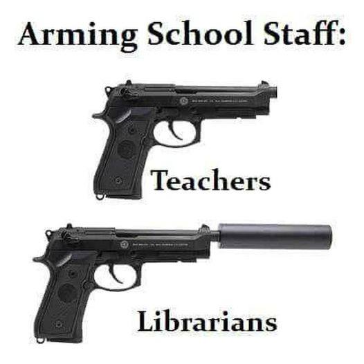 Now that Tennessee teachers can carry, librarians might go above and beyond😂
