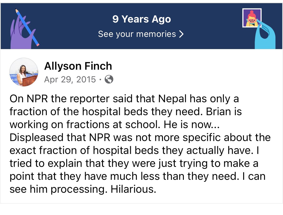 Facebook memories served this up to me today. I laughed so hard. This child is now 17 years old. He still has a low tolerance for imprecise information. 🤣