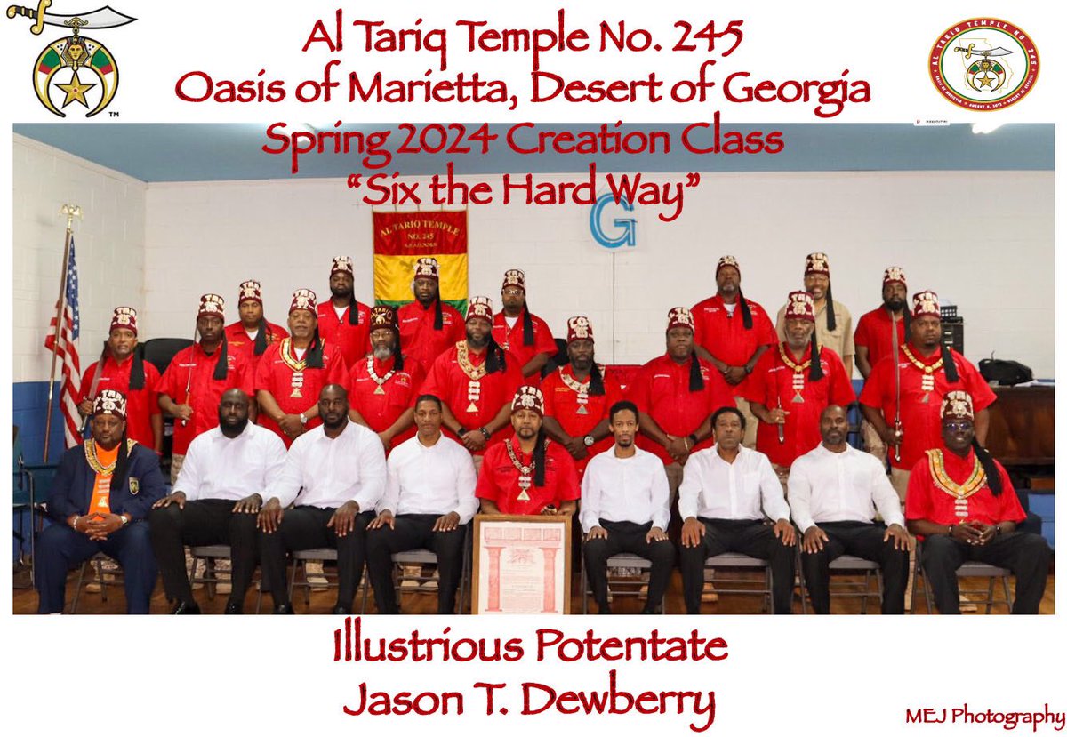 New Nobles of Al Tariq Temple #245 “6 The Hard Way” 🐫 🐫🐫🐫🐫🐫🐫🐫🐫🐫