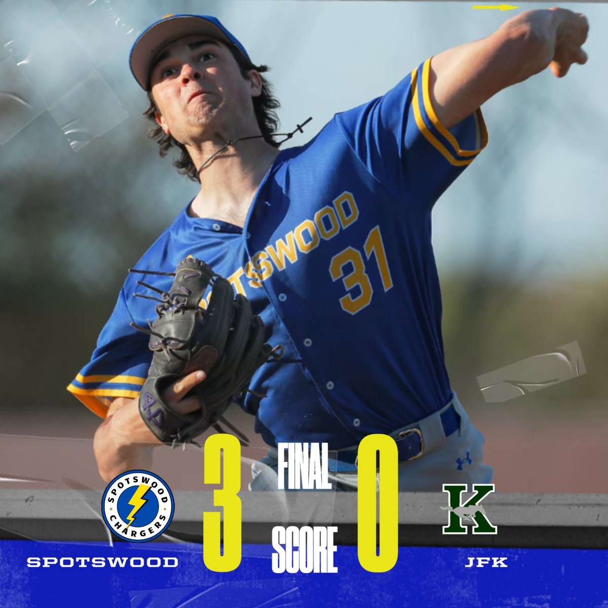 Carter Cumiskey dominated once again, throwing a one-hit shutout at JFK. Cumiskey threw 91 pitches and had 16 strikeouts. Ryan Orth drove in two runs in the victory. highschoolsports.nj.com/game/917104