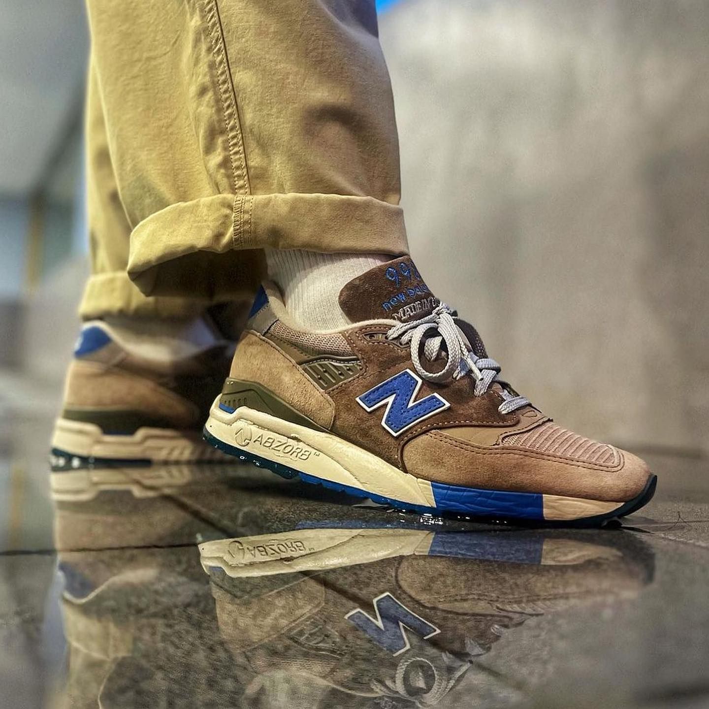 J crew new balance 998 pebble blue hotsell