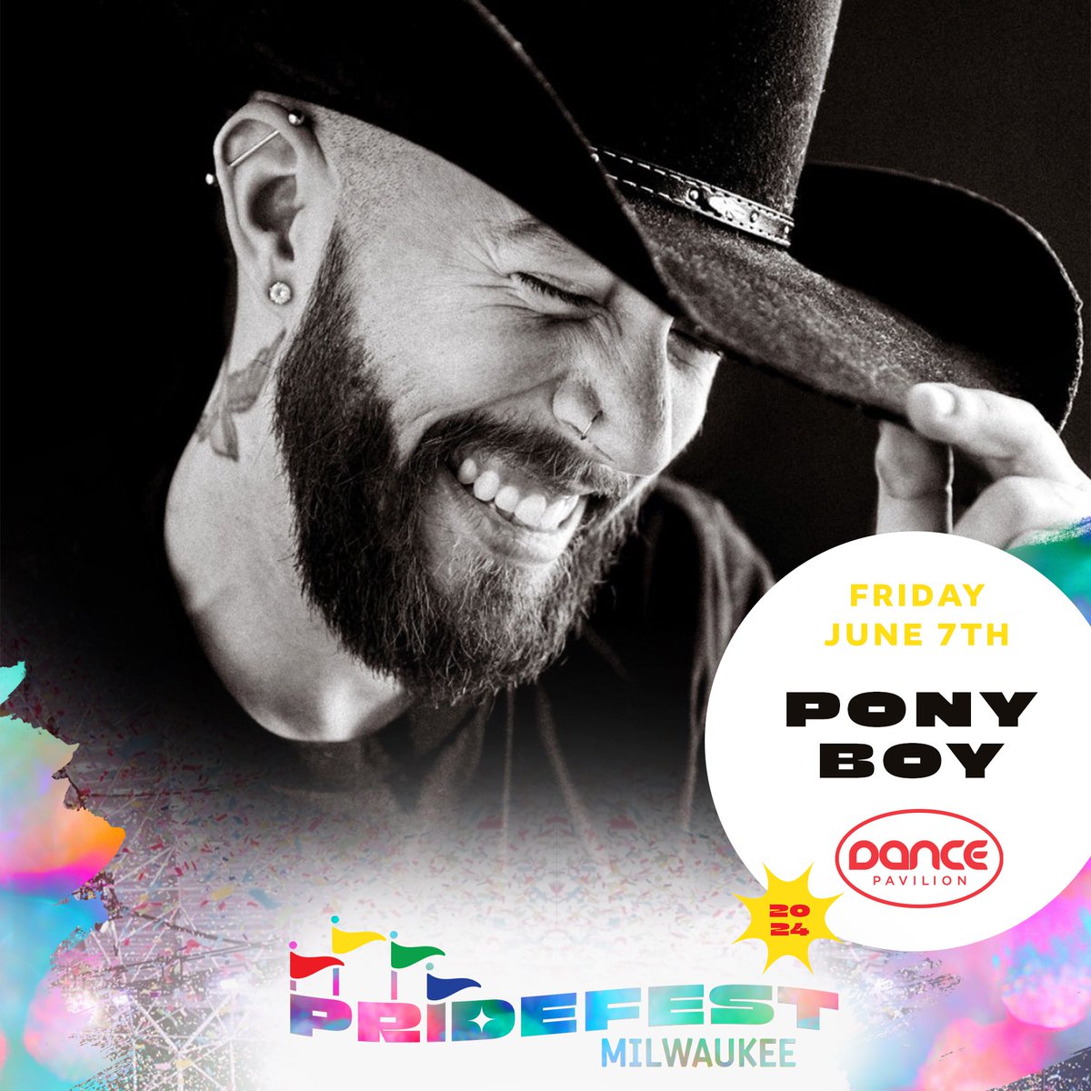 Milwaukee, c’mon ya’ll…join us shouting WELCOME TO PRIDEFEST, Pony Boy!!! 🤩🤩🤩 Friday, June 7th on the Dance Pavilion we will all be in the presence of Mr. Trans Midwest 2024! Let’s GOOOOOO….!!! 😍🤠🏳️‍⚧️🔥