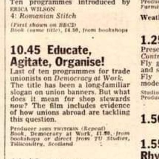 This was on BBC One in 1979. The idea that you'd get something like this (however milquetoast it might have been) on one of the main channels seems far-fetched these days