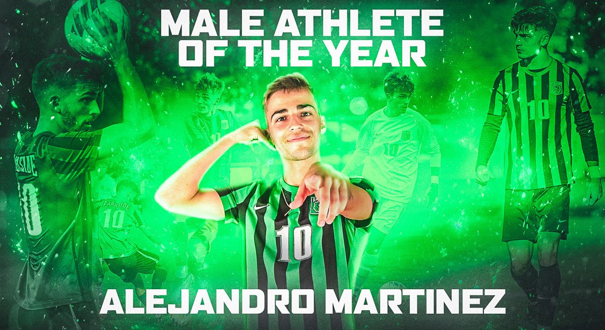 THE 2024 MALE ATHLETE OF THE YEAR IS... ALEJANDRO MARTINEZ!! ⚽️🐻✨ @UWP_RSAAC @ParksideMSoc