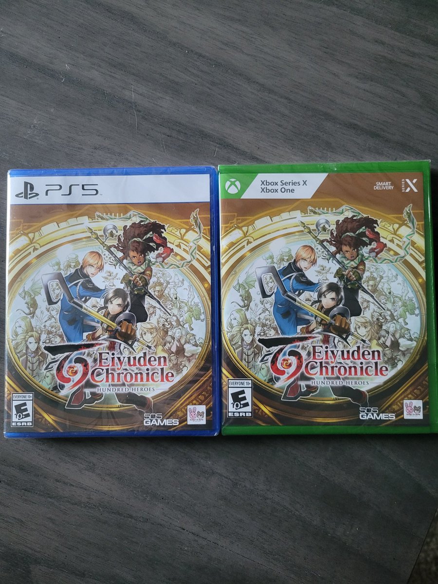 JJSantaniello's tweet photo. Extremely happy to have finally received these!  #EiyudenChronicle #Suikoden https://t.co/X0bnd8OYv5