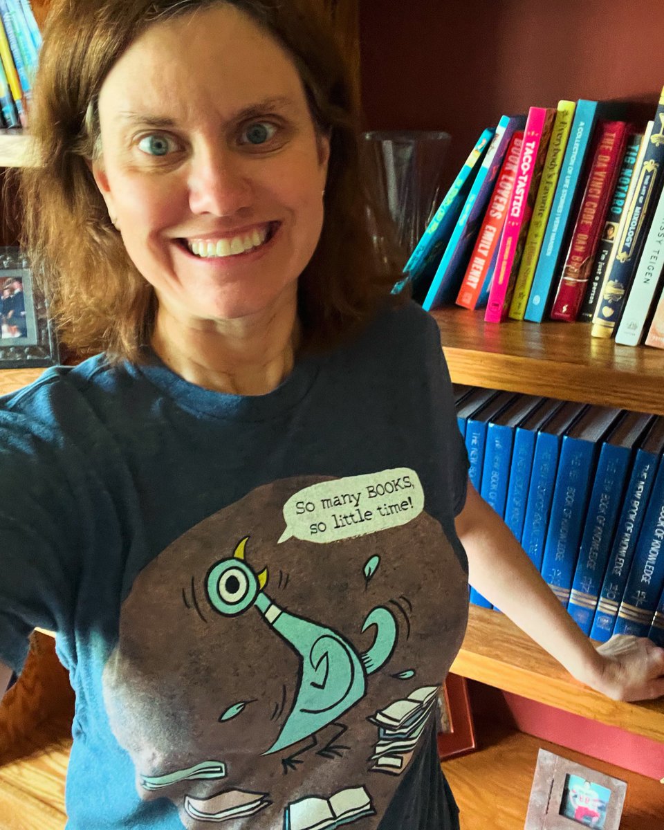 Day #18 of wearing a library themed shirt to school.  ✅. #schoollibrarymonth