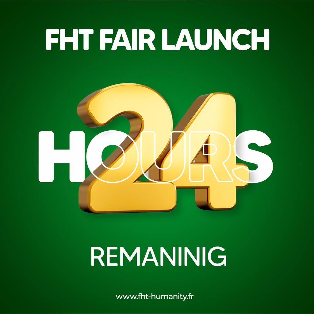 🚀 24 HOURS left for the FHT fair launch! FHT is the first cryptocurrency backed by tangible assets #RWA on the BASE blockchain, with a philanthropic focus aiming to encourage generosity in the Web3 univers. #Bitcoin #ICO #RWA #CryptoCommunity #halving #bullrun #charity 🌍
