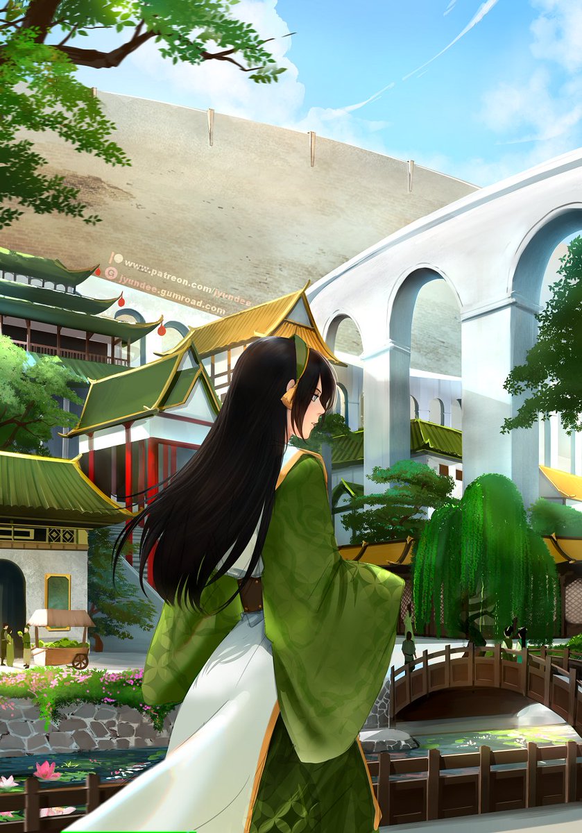 a walk in Ba Sing Se #TophBeifong #ATLA