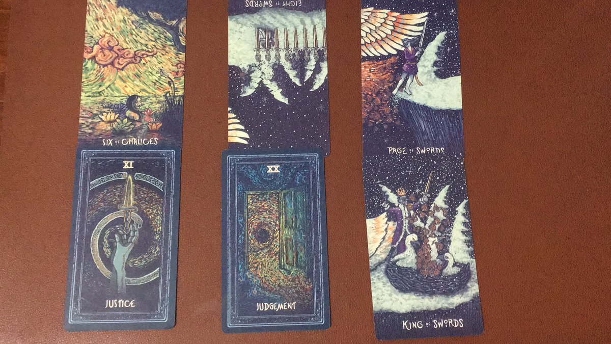 The three cards for career spread idk how to read this