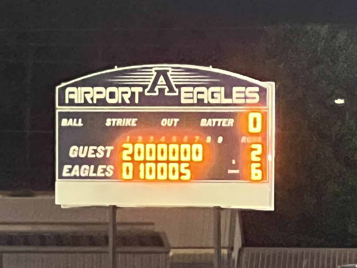 Matt Schilit (@mattschilit) on Twitter photo Baseball playoff game 1 and <a href="/Airport_Eagles/">AHS Diamond Eagles</a> baseball playoff win #1. Perfect night at <a href="/AHS_Leads/">Airport High School Eagles</a> with a great crowd. 6-2 Airport. <a href="/LexingtonTwo/">Lexington District Two</a> <a href="/bradwell333/">Bradwell</a> <a href="/CoachFidler/">Shane Fidler</a> <a href="/AirportAthDept/">Airport Eagle Athletics</a> Baseball playoff game 1 and <a href="/Airport_Eagles/">AHS Diamond Eagles</a> baseball playoff win #1. Perfect night at <a href="/AHS_Leads/">Airport High School Eagles</a> with a great crowd. 6-2 Airport. <a href="/LexingtonTwo/">Lexington District Two</a> <a href="/bradwell333/">Bradwell</a> <a href="/CoachFidler/">Shane Fidler</a> <a href="/AirportAthDept/">Airport Eagle Athletics</a>