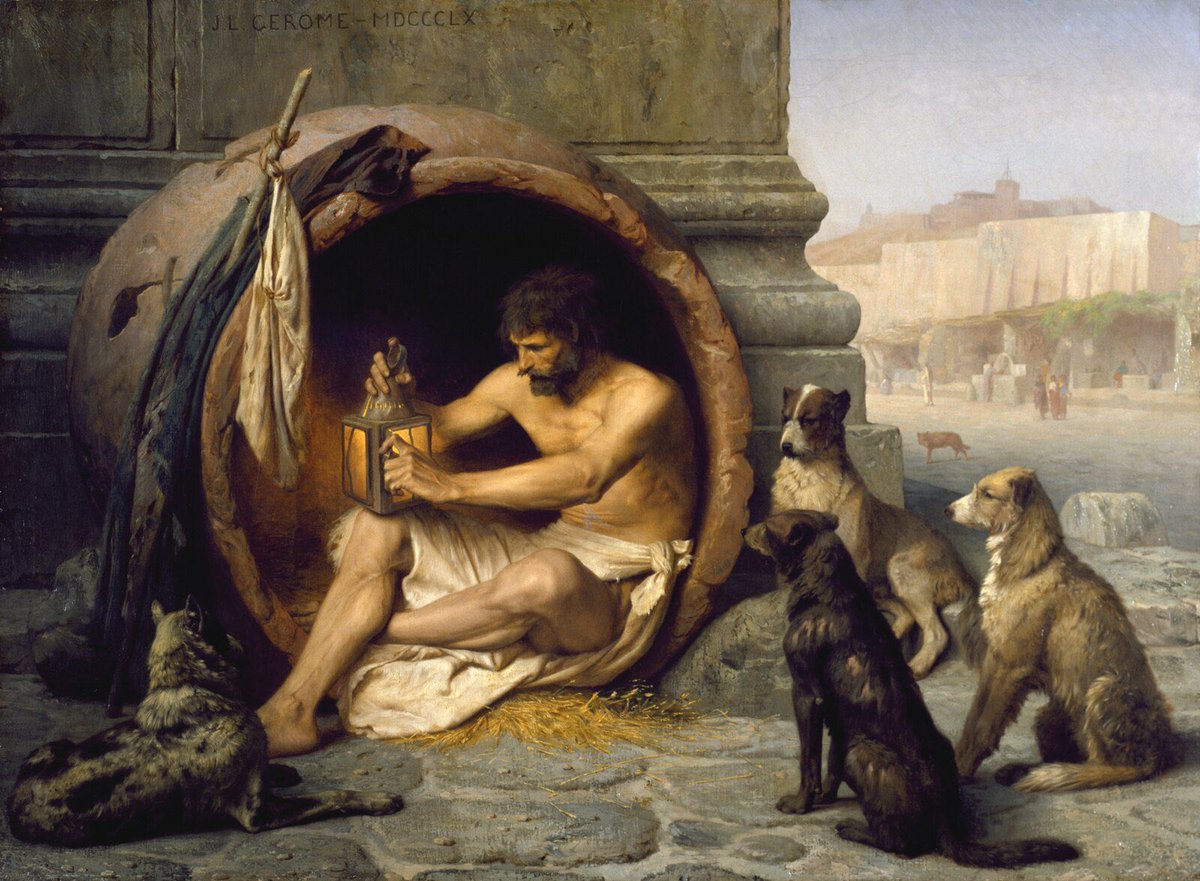 Jean-Léon, Diogenes (1860)