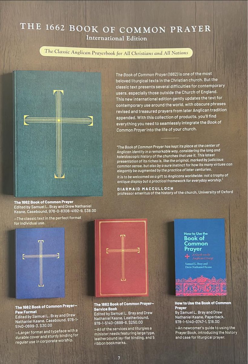 Just thinking about how many saints are going to be trained for the royal priesthood through these works of lively faith and true devotion. It is a great time to be an Anglican.