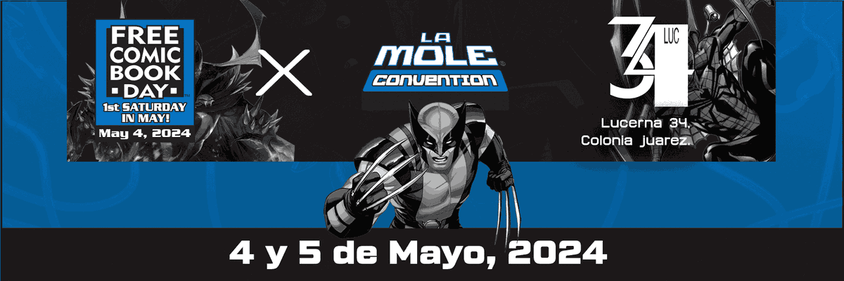 Celebra con La Mole Convention el FCBD, Día del Cómic Gratis wdnes.com/2024/04/celebr… @lamolemx