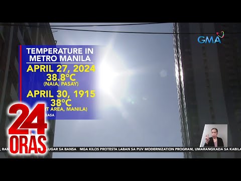 VIDEO: 24 Oras Part 3: Panawagang 'national climate emergency' dahil sa matinding init; kalbaryo sa NAIA; nabaril ng kapatid?; Pinoy na 'analog astronauts'; lagay ng panahon bukas; sleep apnea procedure ni David Licauco, atbp. gmanetwork.com/news/video/662…