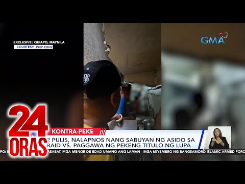 VIDEO: 24 Oras Part 1: Mga pulis na sinabuyan ng asido; epekto ng matinding init; namataang barko ng China sa gunnery exercise; tigil-pasada kontra PUV modernization; 'vitamin sea' ganap ni Glaiza, atbp. gmanetwork.com/news/video/662…