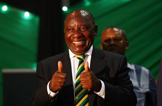 The president of the republic of South Africa his excellency Matamela Cyril Ramaphosa will remain president from the 1st of June 2024 until 2029. Remember to Vote for the ANC🖤💚💛

#TogetherWeCanMore 
#VoteANC2024