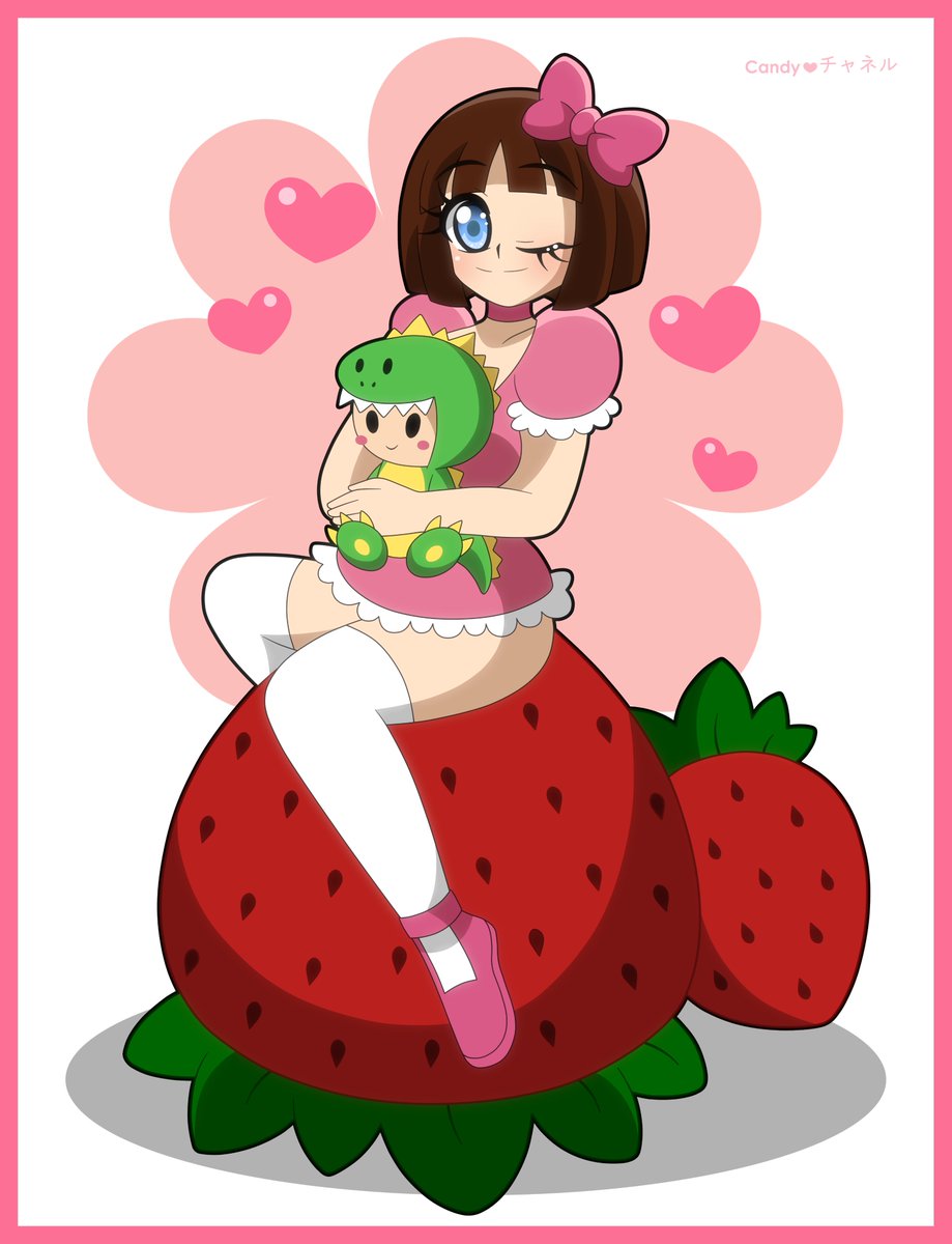 Dani Sweet Pink 🍓💕❤️🩷
For: @BerrydaniO 
.
.
#digitalart #animegirl #sexygirl #strawberry