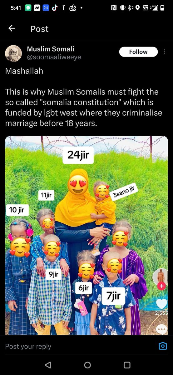 ZamaZama34's tweet photo. @DhoocilK @samaalepainting Child marriage pedos this is your people https://t.co/WLRdqV707o