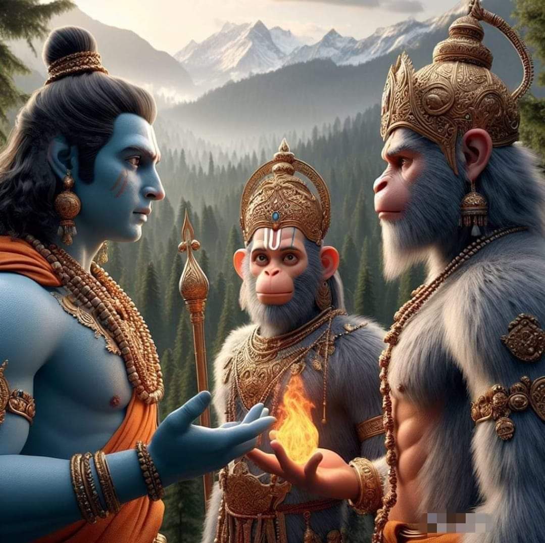 जय हनुमान ज्ञान गुन सागर,जय कपीस तिहुं लोक उजागरI रामदूत अतुलित बल धामा, अंजनि-पुत्र पवनसुत नामा II जय बजरंगबली 🙏🚩