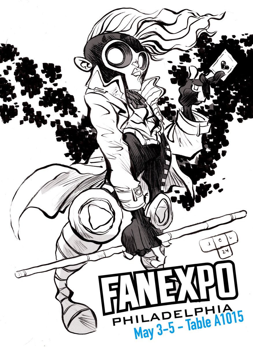 C2E2 down, Philly Fan Expo next! Catch me at table A1015 next weekend (5/3-5)!