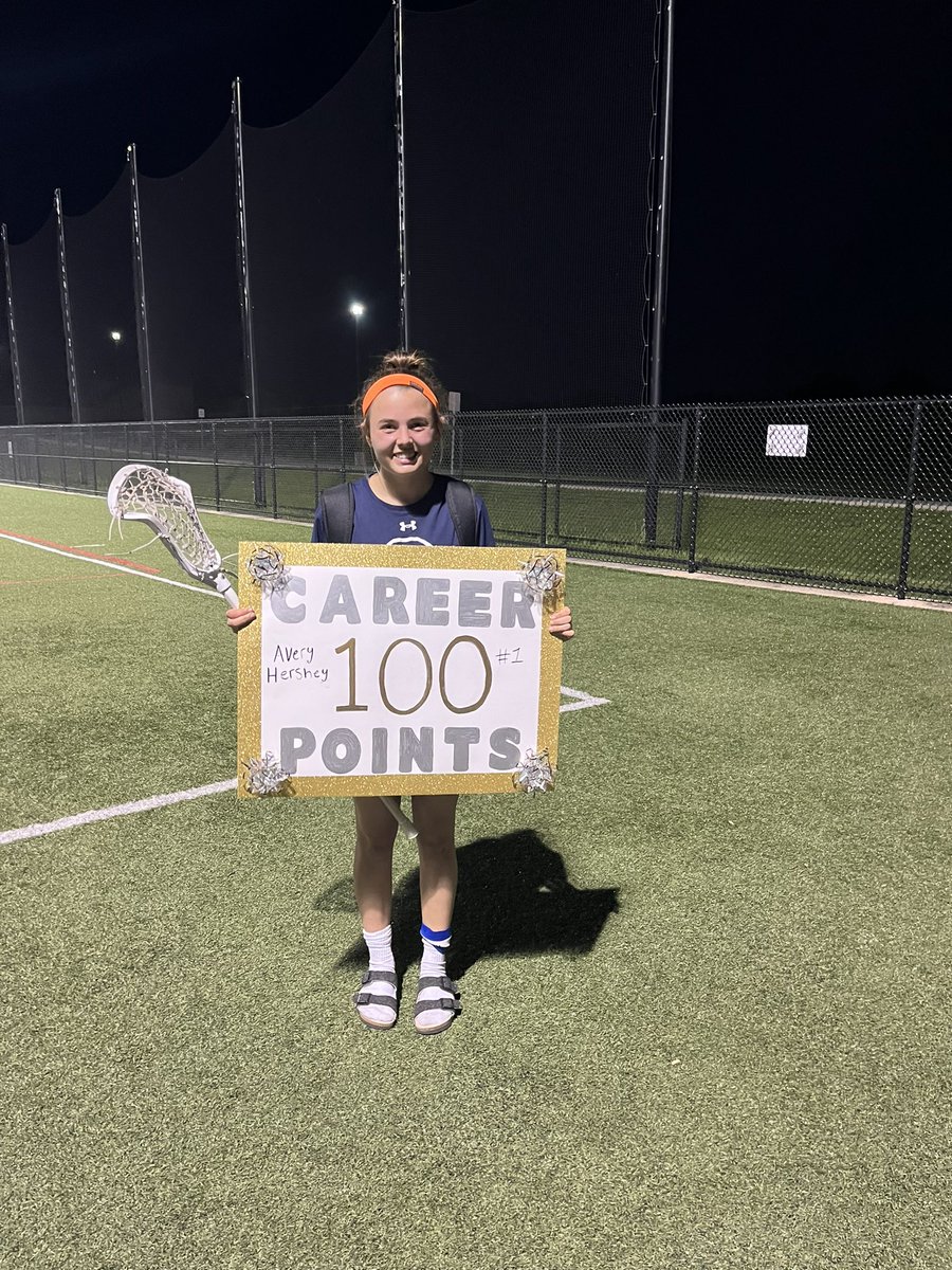 Congratulations Cocalico Senior Avery Hershey on passing the 100 Career Points in her HS career