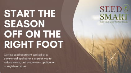 Many Co-op Seed cleaning plants supply seed treating services - find one near you today seedprocessors.ca #abseedprocessors #plant24 #farming #abfarming #WestCdnAg #SeedSmart