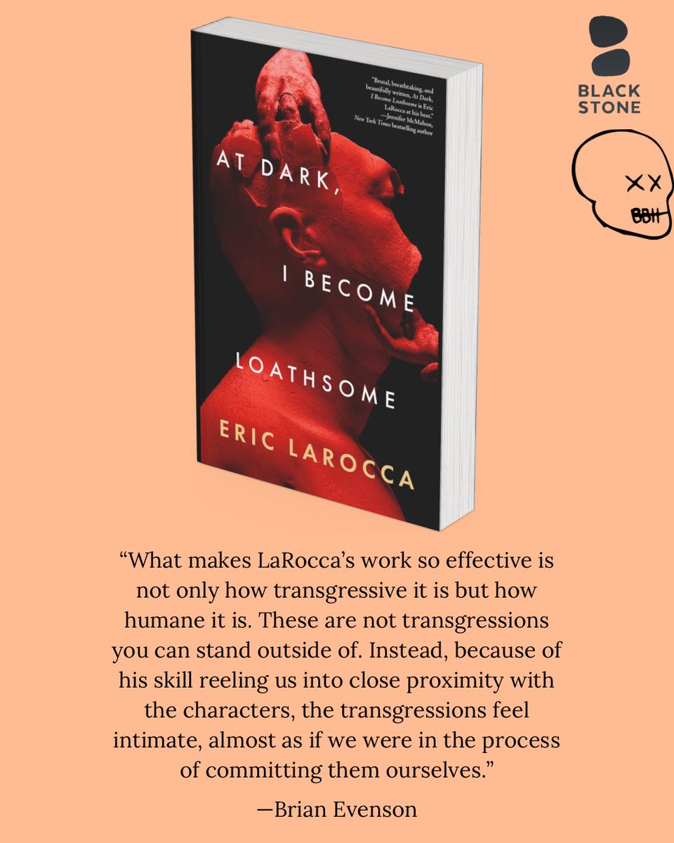 Brian Evenson (one of my favorite writers of all time!!!) said nice things about my next book and I’m currently feeling a lot of things 🥹❤️