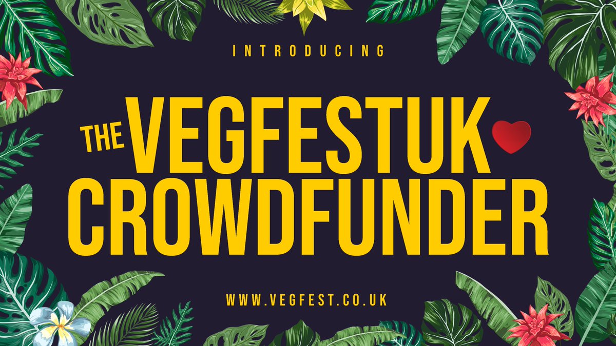 For 21 years, #VegfestUK has empowered vegans & promoted compassion. Secure their future with the crowdfunder. Match funding doubles your donation @VegFestUK crowdfunder.co.uk/p/vegfestuk-20… #GoVegan