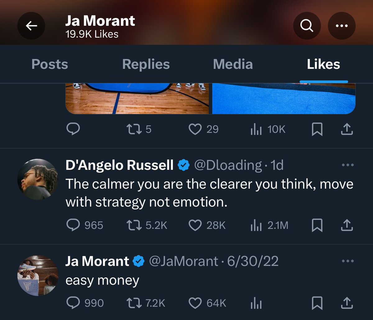 Ja Morant just liked his “easy money” tweet he sent out when the Grizzlies were rumored to have interest in Kevin Durant after KD’s Nets tenure.

With uncertainty in Phoenix, is @JaMorant telling us something? 👀