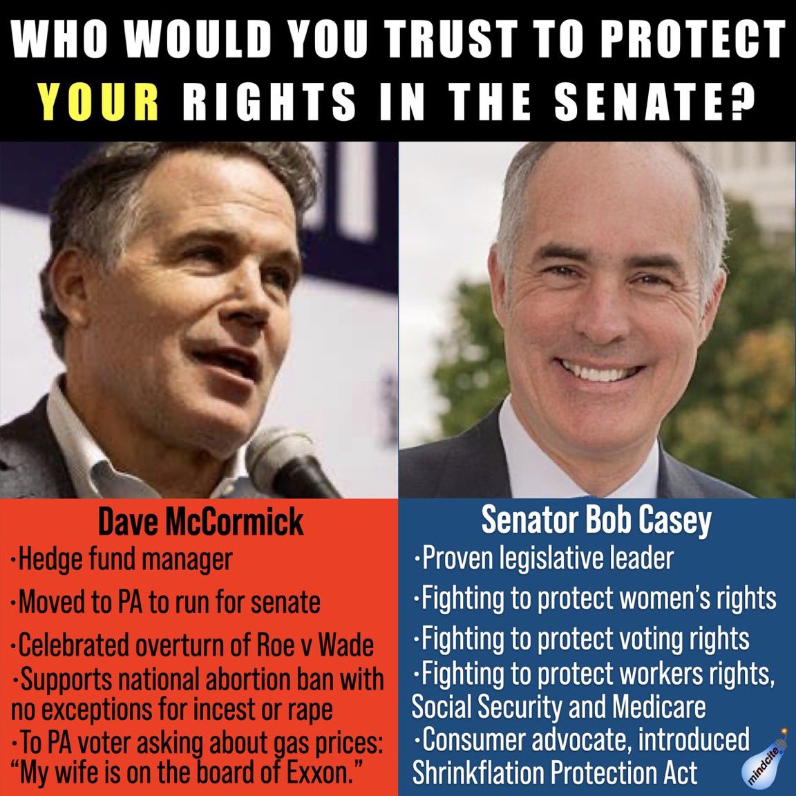 The GOP would like you to think their Mega Millionaire candidate is just like you. Not even close! @SenBobCasey will fight for your Social Security. He say SS is our Nation’s most effective anti-poverty program and we can’t let Republicans cut it. #DemVoice1 #wtpGOTV24