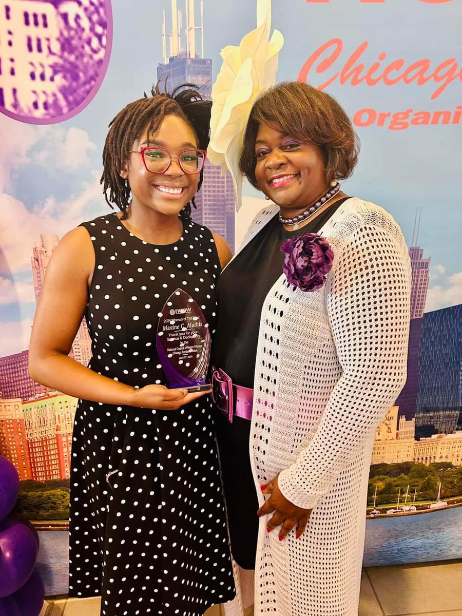 NCNWChgoCentral's tweet photo. Congrats to member Maxine Mathis as the 2024 Chicago Central Section Woman of the Year at the Brunch of Honor!!!!! https://t.co/2GRpkgXKHN