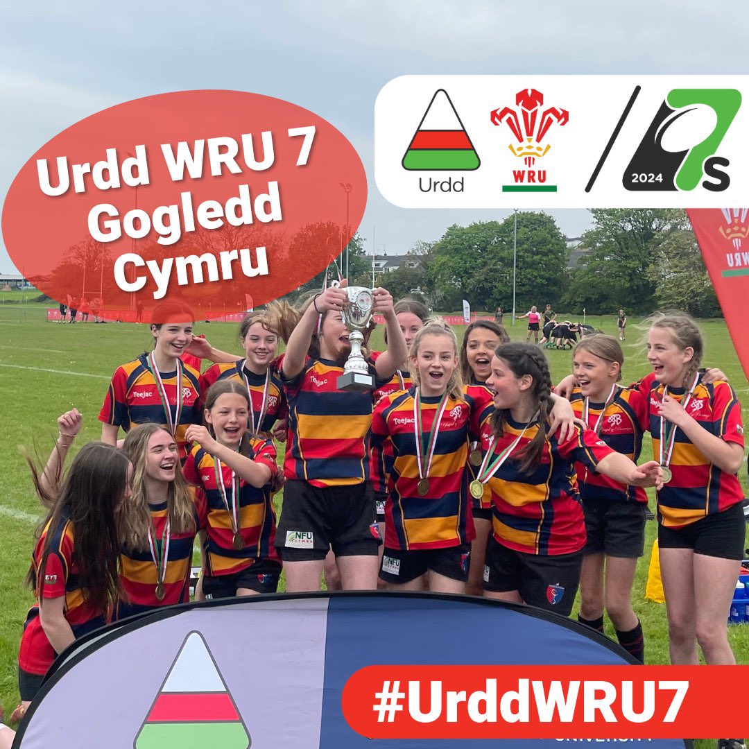 🏉 Pob lwc i bawb sy’n cystadlu yng nghystadleuaeth Urdd WRU 7 Gogledd Cymru fory a Dydd Merched!! 🏉 Good luck to everyone taking part in the Urdd WRU 7s North Wales addition tomorrow and Wednesday! Mwynhewch!! 🏴󠁧󠁢󠁷󠁬󠁳󠁿