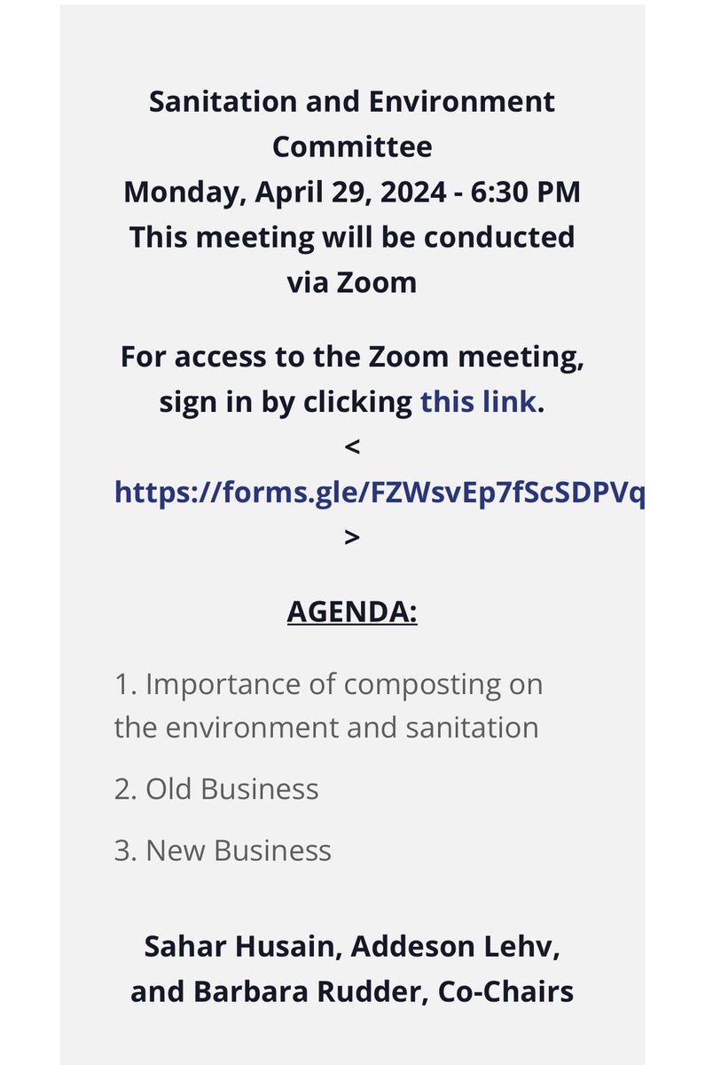 TONIGHT: CB8 Sanitation and Environment Committee meeting at 6:30 pm via Zoom. Big Reuse will present and discuss the need for composting food scraps in our community, and its huge benefits on the environment. cb8m.com/event/30431/