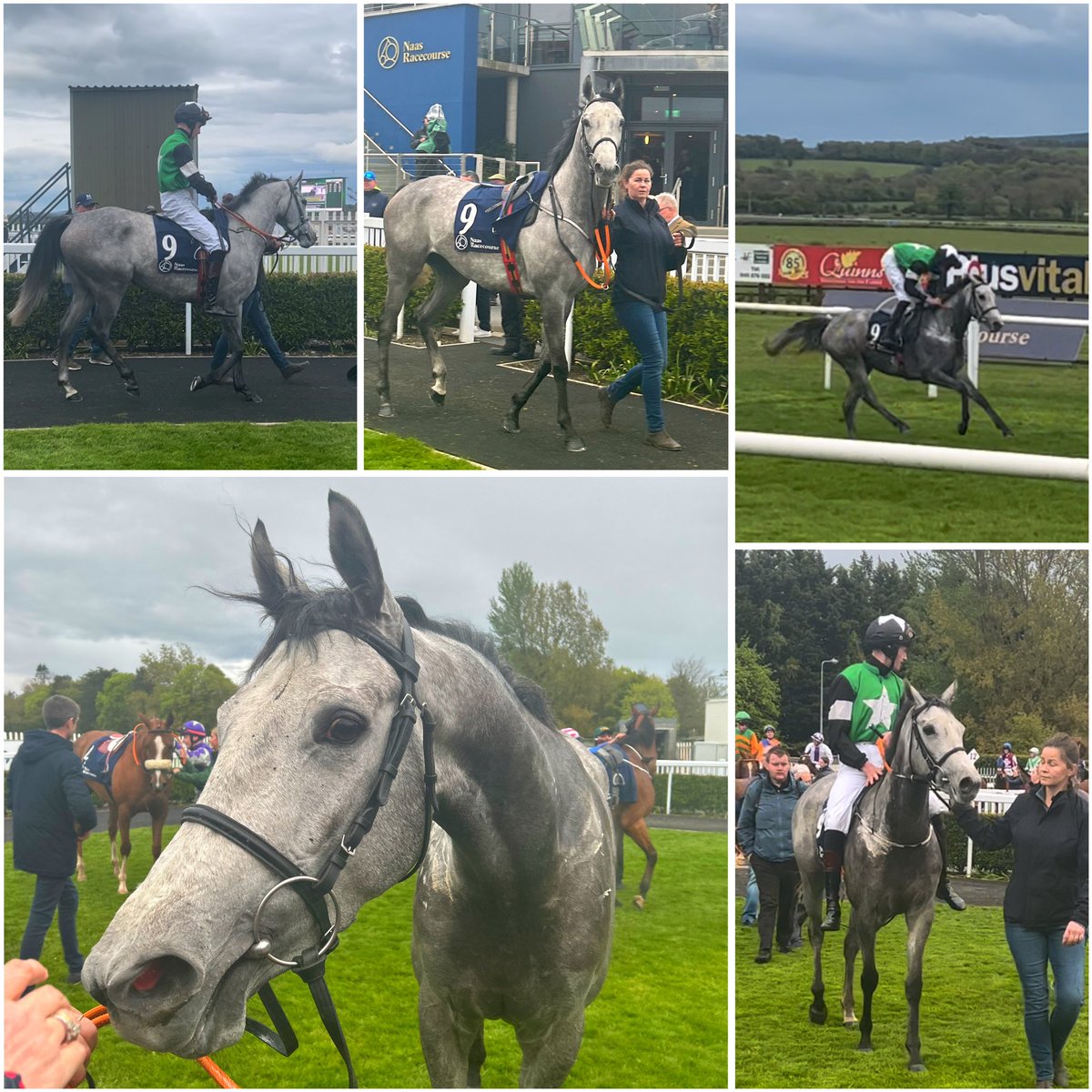Big improvement today from our French unicorn Xquise 💚🤍🖤

Such joy to see her run @NaasRacecourse the nursery of champions where many a champion has dug their toes in the turf 🏇

Many thanks @JLynchRacing & to James Ryan for giving our girl a great spin 🫶🏻

#keepsmiling