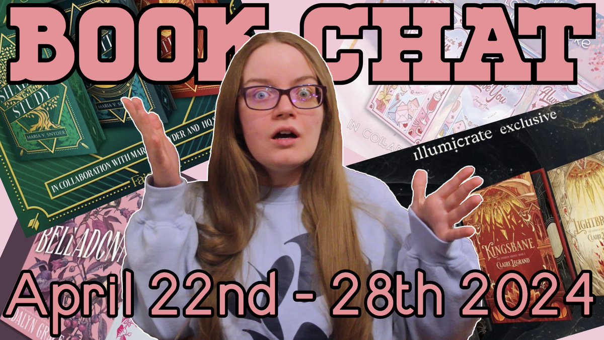📚 NEW VIDEO📚

Welcome back to Book Chat! In this week's episode I explore the Freydis Moon scandal, feature some more special edition announcements and give my thoughts on a couple of poetry collections: 

youtu.be/Ng6Vkv-sbGw

#bookchat #booktube