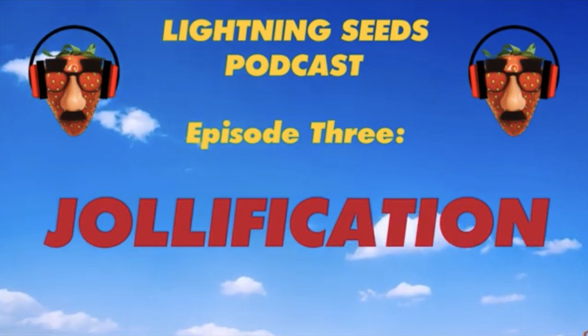 1/2 Lucky You! Mat (@mrmatread) and I discuss Jollification in the next instalment of the Lightning Seeds Podcast. As it's my favourite LP of all time and probably the most important LP for the band, it brought much discussion and therefore needed two parts. Links in the reply: