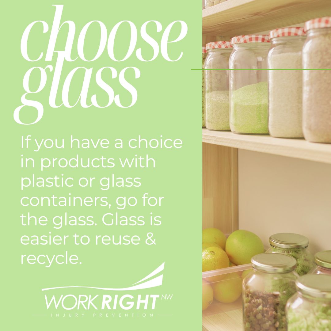Glass or plastic!? Make the right choice when presented with the option. Thanks for joining us on our #eco journey during #earthmonth! We hope you've learned an #ecotip or two to incorporate into #BuildingOurWorld ♻️ #ecofriendly