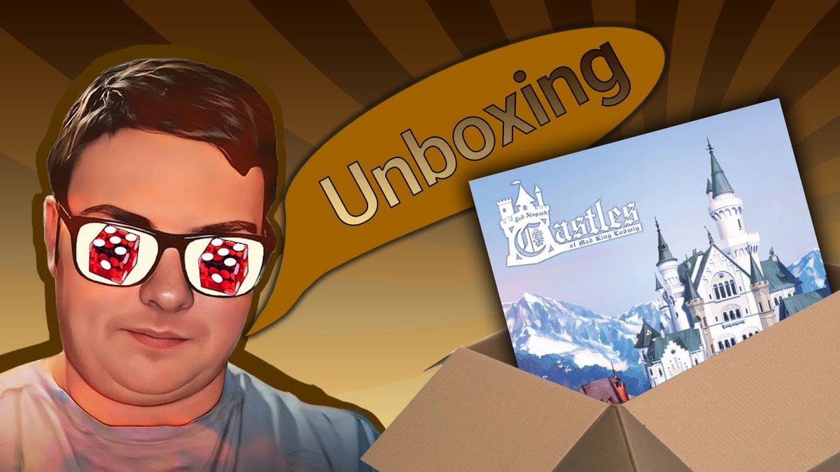 Are you interested in Ted Alspach's 'Castles of Mad King Ludwig', but want to know what's in the box first? Maybe this unboxing can help you.  
Unboxing: youtu.be/u2E92_6rZZ4